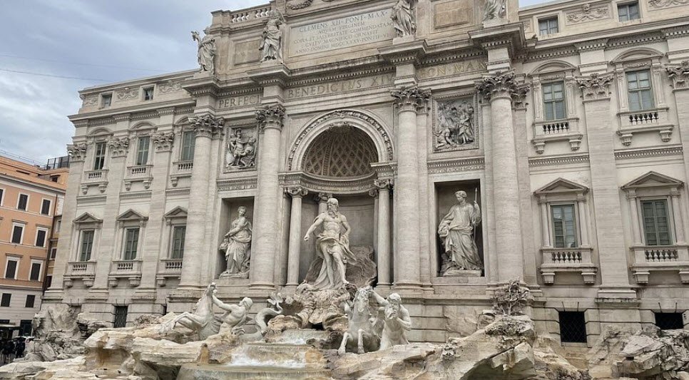 Trevi Fountain (Fontana di Trevi), Rome, Lazio, Italy